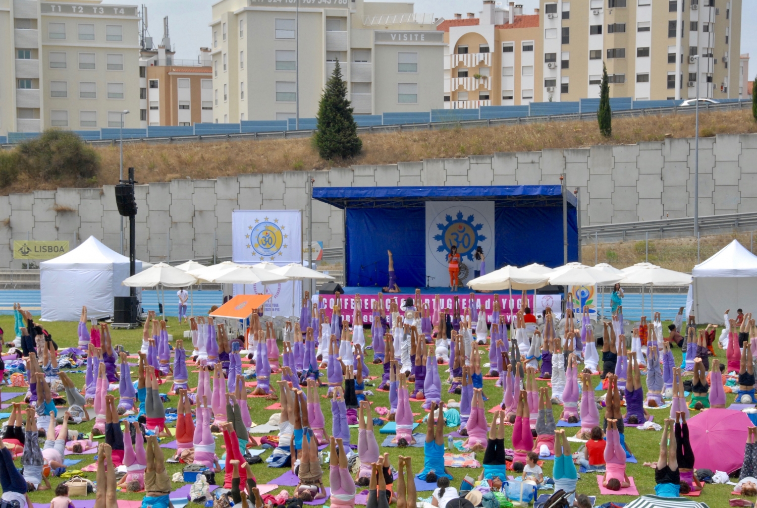 Comemoração do International Day of Yoga - IDY / Dia Internacional do Yoga - 2017 - Lisboa, Portugal