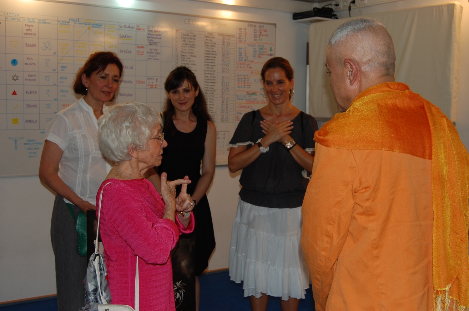 Reception of the Invited Masters to the International Day of Yoga at the Headquarters of the Portuguese Yoga Confederation, Lisboa – 2011